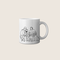 White glossy mug